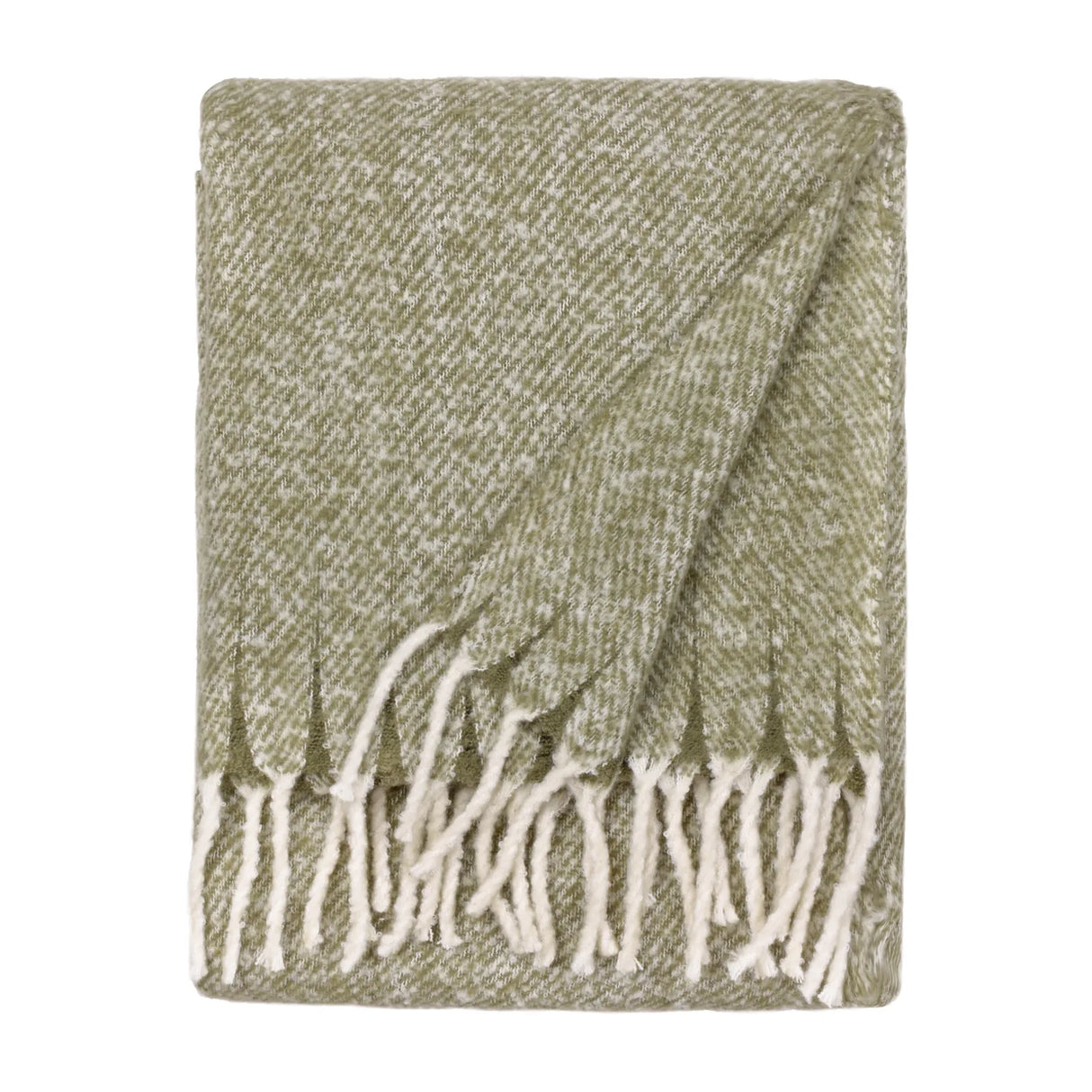 Nature Isla Woven Tasselled Throw Green 130 x 180cm - image 3