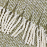 Nature Isla Woven Tasselled Throw Green 130 x 180cm - image 4