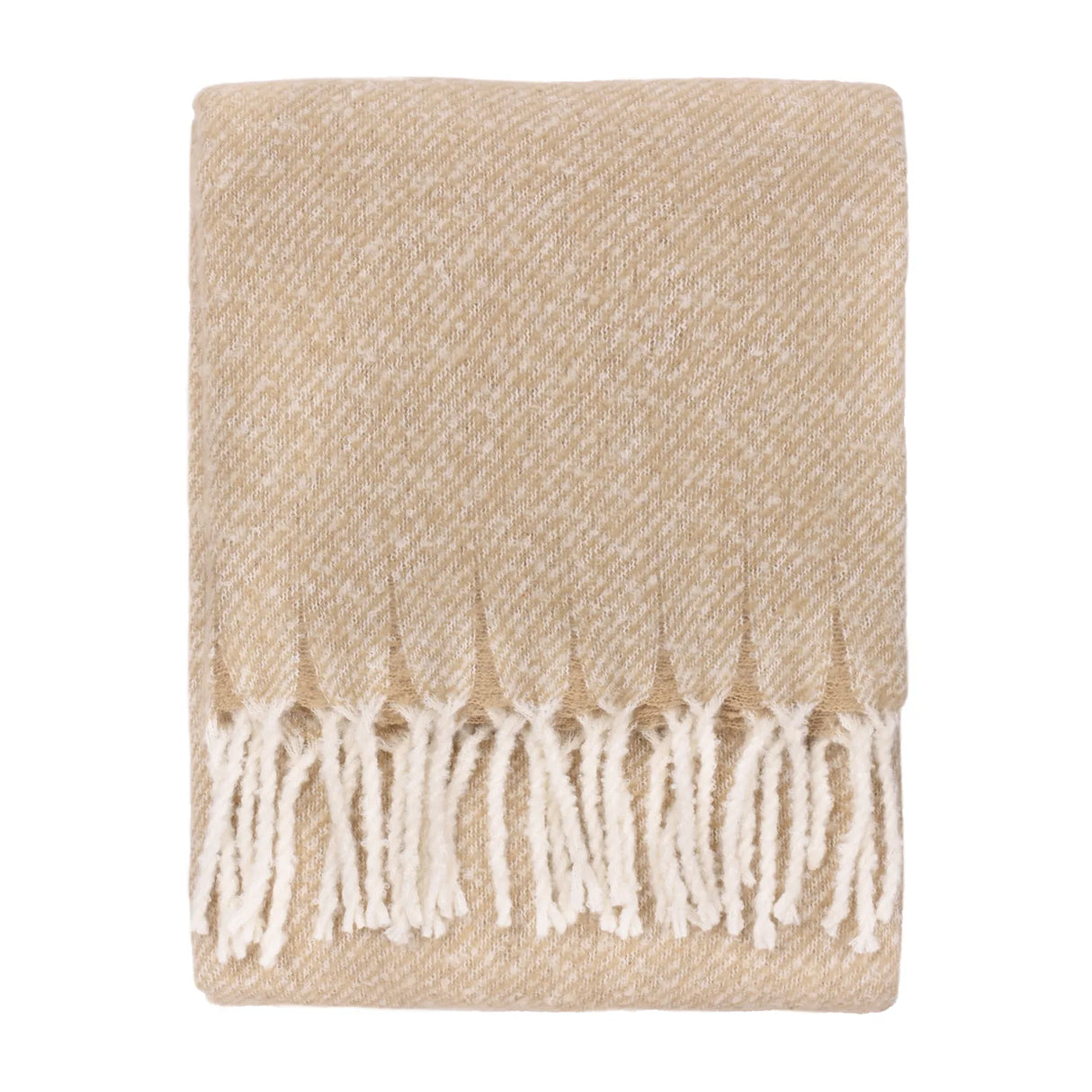 Nature Isla Woven Tasselled Throw Natural 130 x 180cm - image 2