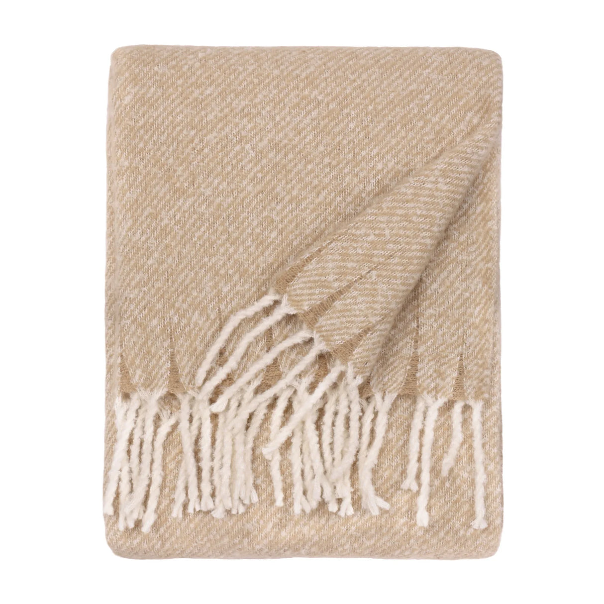 Nature Isla Woven Tasselled Throw Natural 130 x 180cm - image 3
