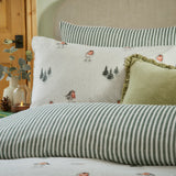 Nature Robin's Return Brushed Cotton Duvet Cover Set Cream/Pine - image 3