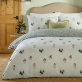 Nature Robin's Return Brushed Cotton Duvet Cover Set Cream/Pine - image 4