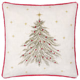 Nature Twinkling Tree Embroidered Cushion Cover Natural 45 x 45cm - image 2