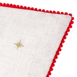 Nature Twinkling Tree Embroidered Cushion Cover Natural 45 x 45cm - image 5