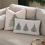 Nature Twinkling Tree Embroidered Cushion Cover Natural 45 x 45cm - image 6