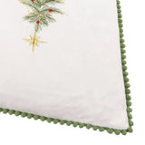 Nature Twinkling Tree Trio Embroidered Cushion Cover Green 30 x 50cm - image 6