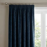 Heavy Chenille Lined Tape Top Pencil Pleat Curtains 23