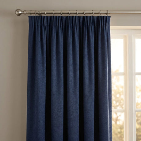 Galaxy Dim Out Woven Thermal Pencil Pleat Curtains 32