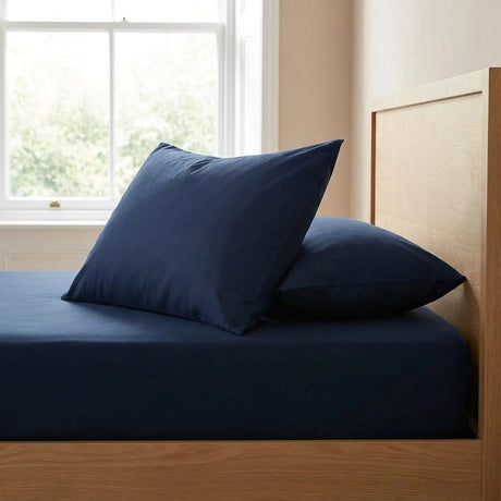 Plain Dye Polycotton Housewife Pillowcases Pair 3