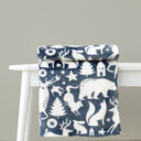 Scandi Animals Throw Blanket 120cm x 150cm by Fusion Snug