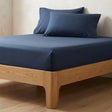 Plain Dye 32cm Extra Deep Fitted Bed Sheet - Navy