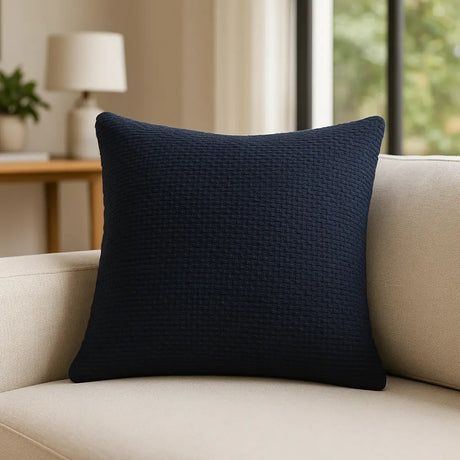 Hayden Eco-Friendly Recycled Cushion Cover 43cm x 43cm - Navy
