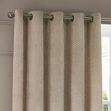Neptune Fully Lined Velvet Eyelet Curtains Champagne - image 4
