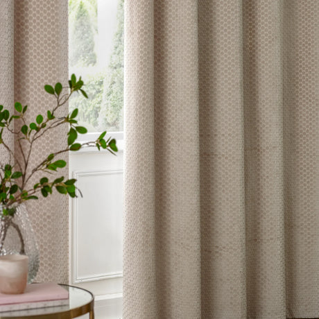 Neptune Fully Lined Velvet Eyelet Curtains Champagne - image 6