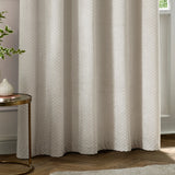 Neptune Fully Lined Velvet Eyelet Curtains Ivory - image 5