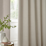 Neptune Fully Lined Velvet Eyelet Curtains Ivory - image 6