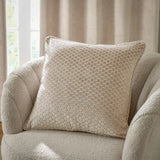 Neptune Velvet Cushion Cover Champagne 50 x 50cm - image 1