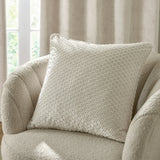 Neptune Velvet Cushion Cover Ivory 50 x 50cm - image 1