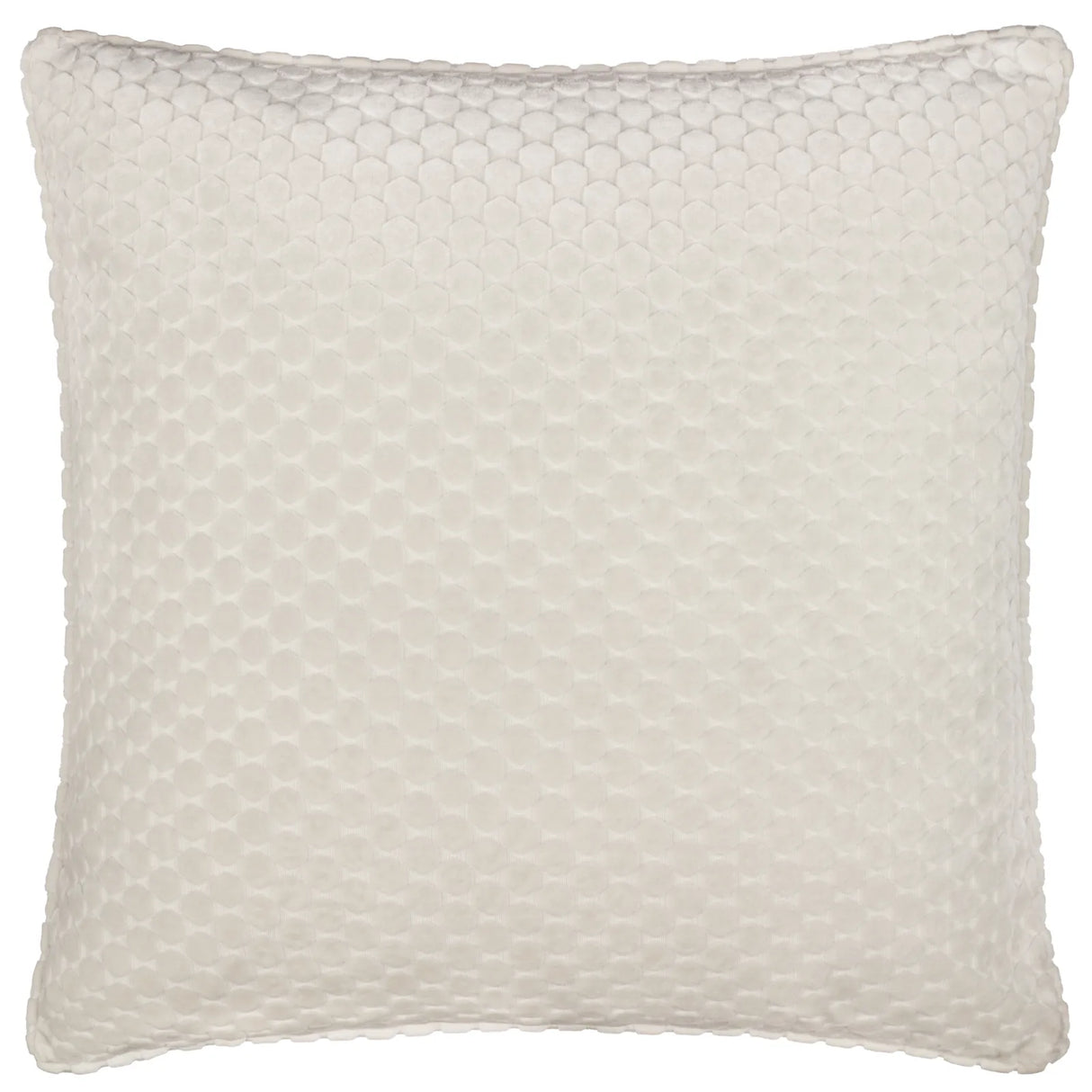 Neptune Velvet Cushion Cover Ivory 50 x 50cm - image 2