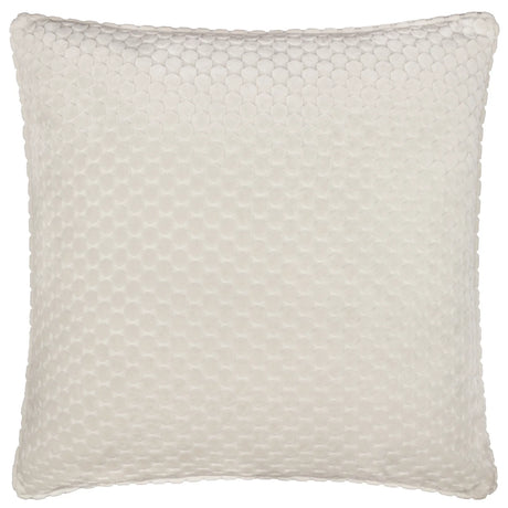 Neptune Velvet Cushion Cover Ivory 50 x 50cm - image 2