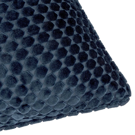 Neptune Velvet Cushion Cover Navy 50 x 50cm - image 4