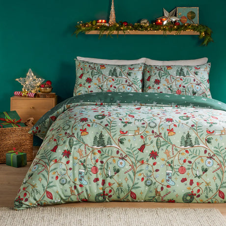 Noelle Soft Touch Reversible Duvet Cover Set image 1