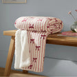Noortje Bows Sherpa Fleece Throw Silk Pink 130 x 180cm - image 1