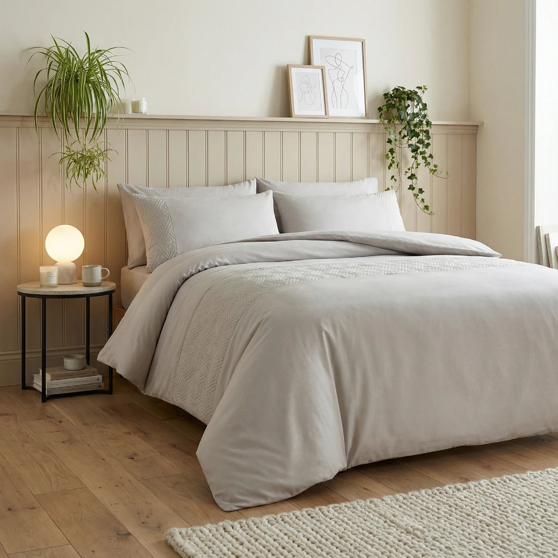 Nova Duvet Cover Set Grey
