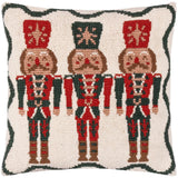 Nutcracker Trio Tufted Cushion Cover Multicolour 45 x 45cm - image 2