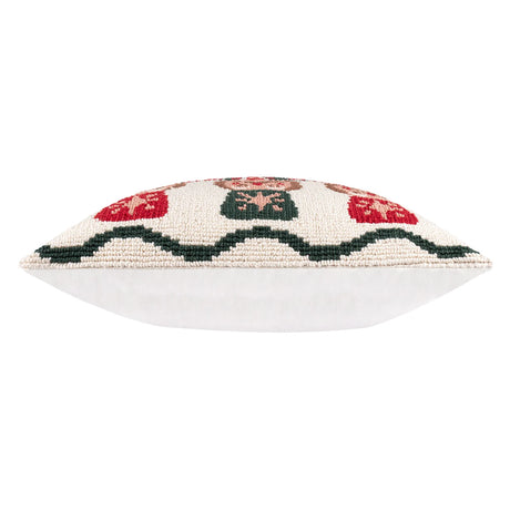 Nutcracker Trio Tufted Cushion Cover Multicolour 45 x 45cm - image 4