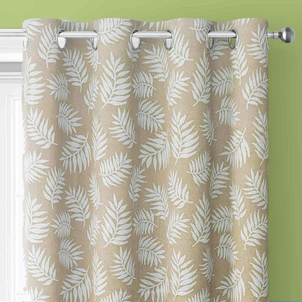 Oakland Thermal Dim Out Eyelet Curtains Latte - Ideal