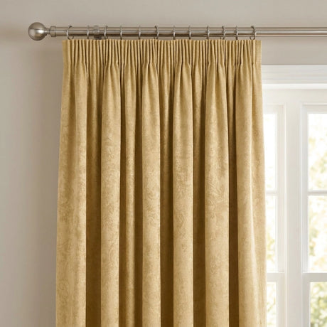 Galaxy Dim Out Woven Thermal Pencil Pleat Curtains 38