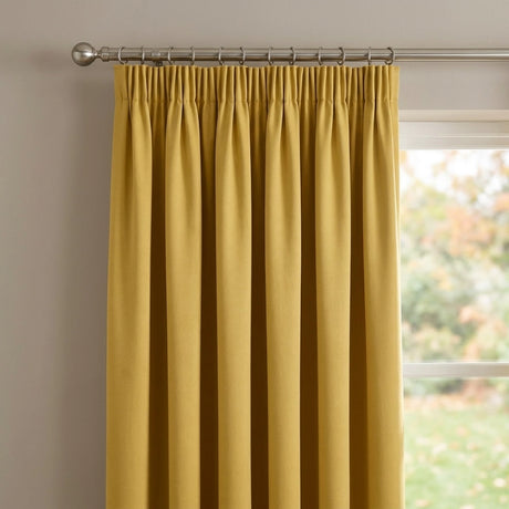 100% Blackout Tape Top Pencil Pleat Curtains 14