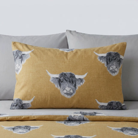 Highland Cow Duvet Cover Set 11