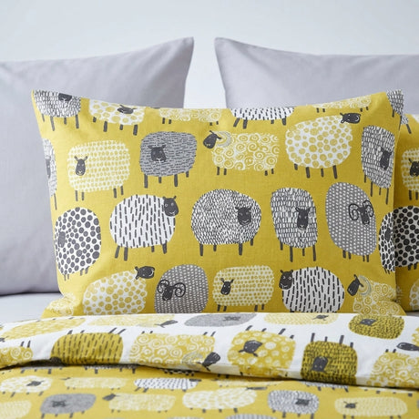 Dotty Sheep Polycotton Duvet Cover Set 7