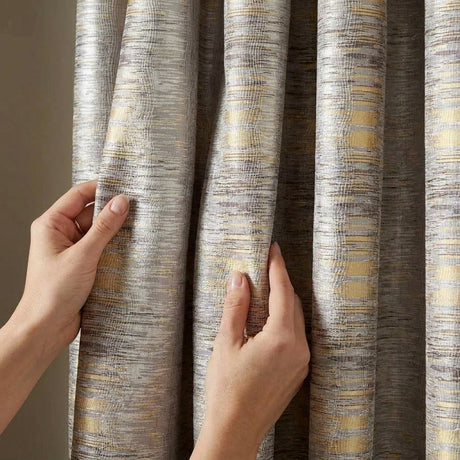 Reflections Jacquard Lined Tape Top Curtains 3