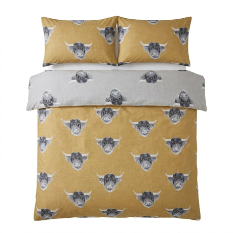 Highland Cow Duvet Cover Set 10
