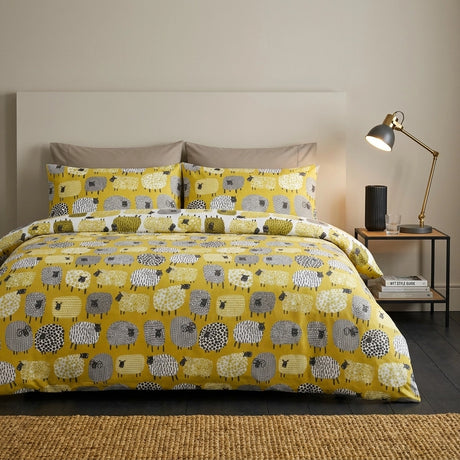 Dotty Sheep Polycotton Duvet Cover Set 5