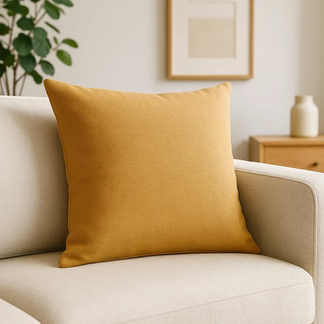 Essential Cushion Cover 45cm x 45cm (18"x18") - Ochre