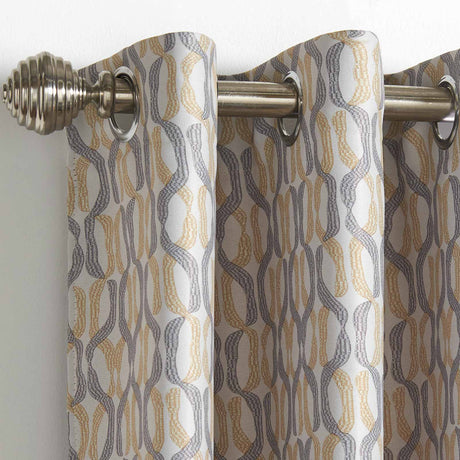 Cambourne Thermal Eyelet Curtains Ochre Eyelet Curtains Alan Symonds   