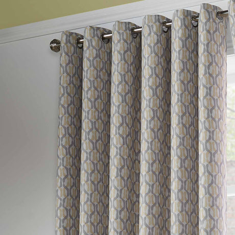 Cambourne Thermal Eyelet Curtains Ochre Eyelet Curtains Alan Symonds   