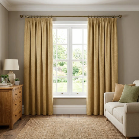 Galaxy Dim Out Woven Thermal Pencil Pleat Curtains 37