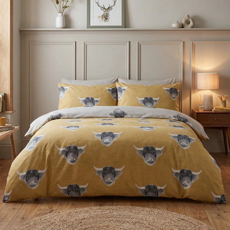 Highland Cow Duvet Cover Set 9