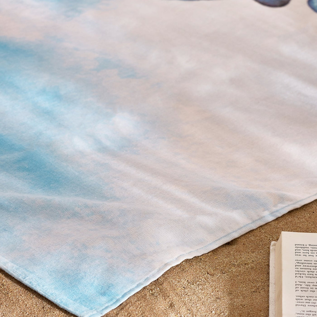Catherine Lansfield Octopus 76x160cm Cotton Beach Towel Blue