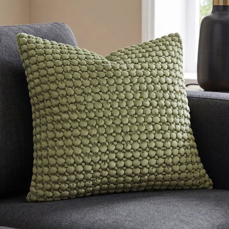 Bobble Textured Filled Cushion / Cover 55 x 55cm 22" x 22" 1