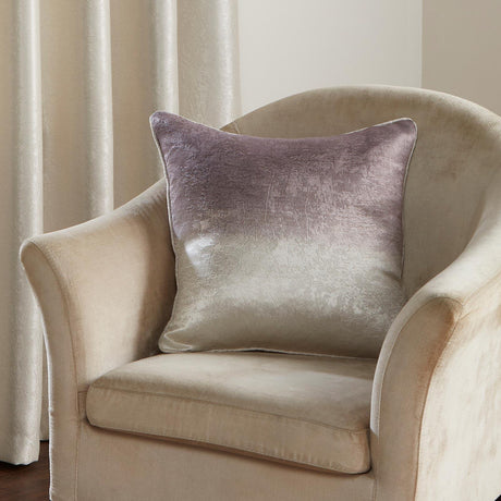 Strata Floral Cushion Cover 43cm x 43cm - Chocolate