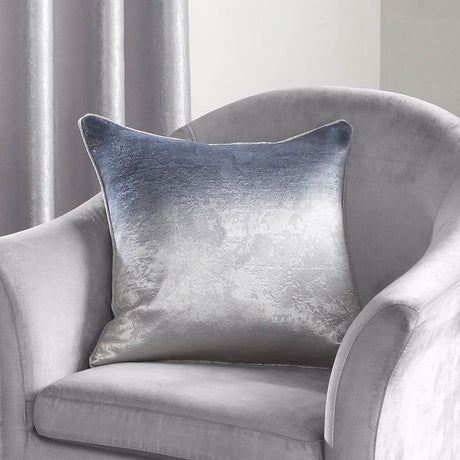 Strata Floral Cushion Cover 43cm x 43cm - Grey