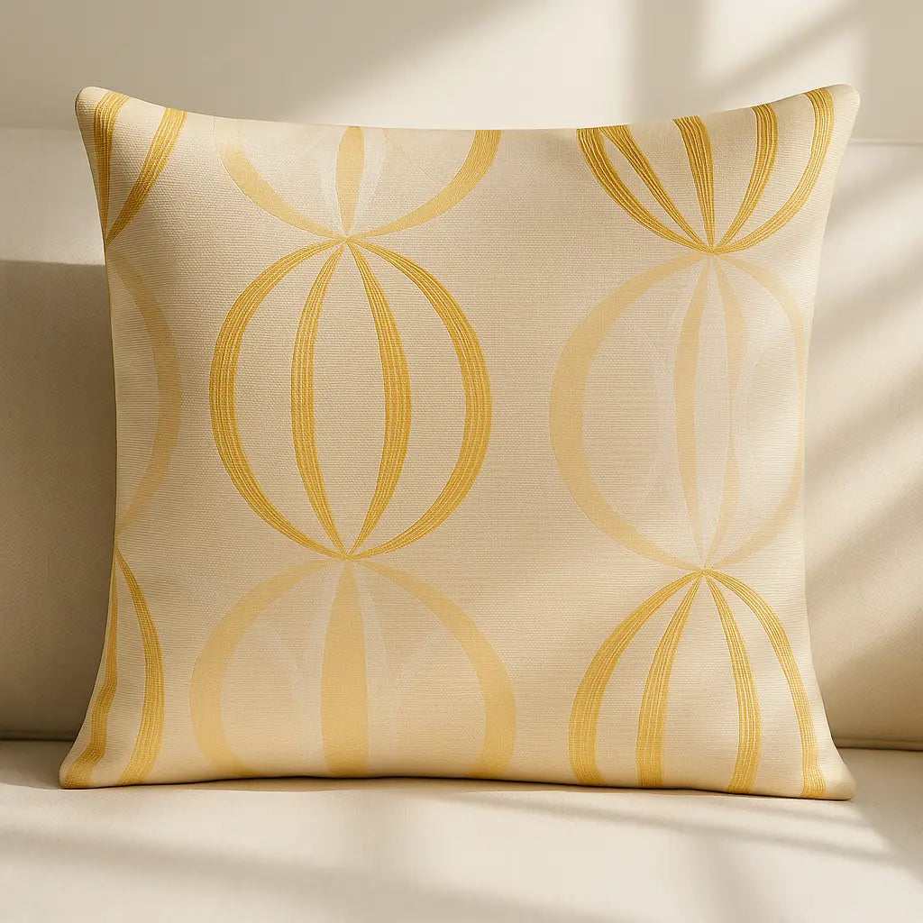 Omega Ochre Cushion Cover