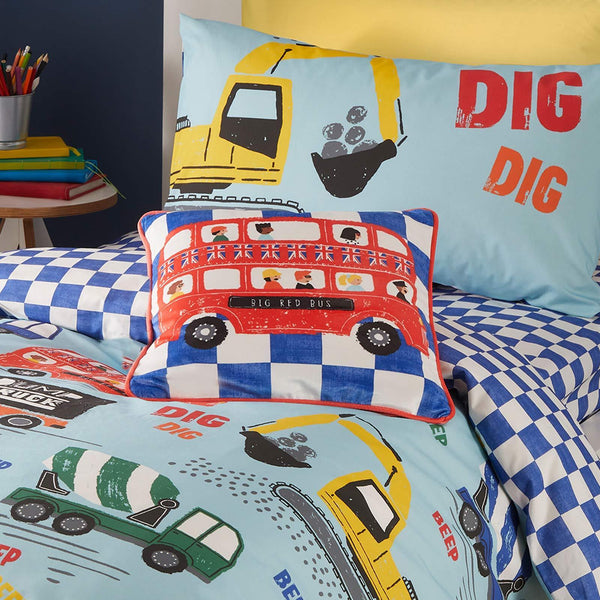 On the Move Cushion Cover Kids Cushions & Throws Bedlam   