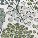 Ophelia Floral Jacquard Cushion Cover Thyme/Mineral 50 x 50cm - image 4